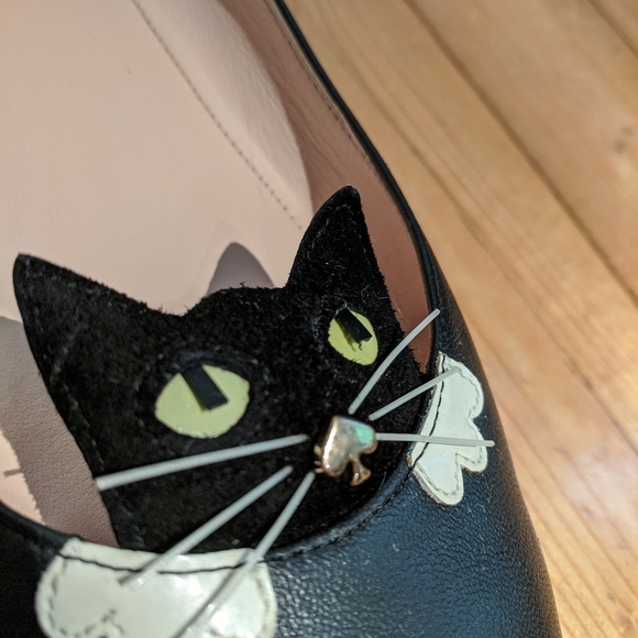 Kate Spade Cat Whisker Leather Flats - Picture 9 of 12